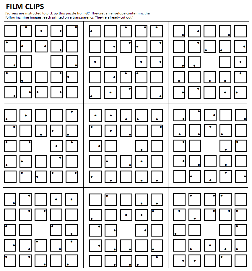 squares and dots