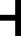 Vertical bar with smaller bar extending leftwards from the middle of the vertical bar