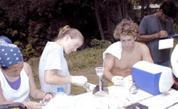 filtering water samples