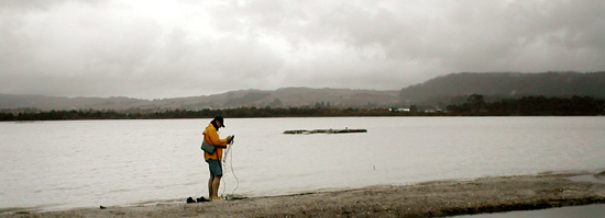 rich sampling Lake Rotorua