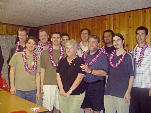 Half of a Group Photo of TREX Participants