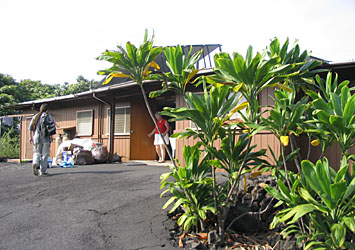 The dormitory where we all stayed. It is operated by the Pu'uhorua o Honanau National Historical Park. 