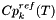 $ Cp^{ref}_k(T)$