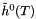 $ \tilde{h}^0(T) $
