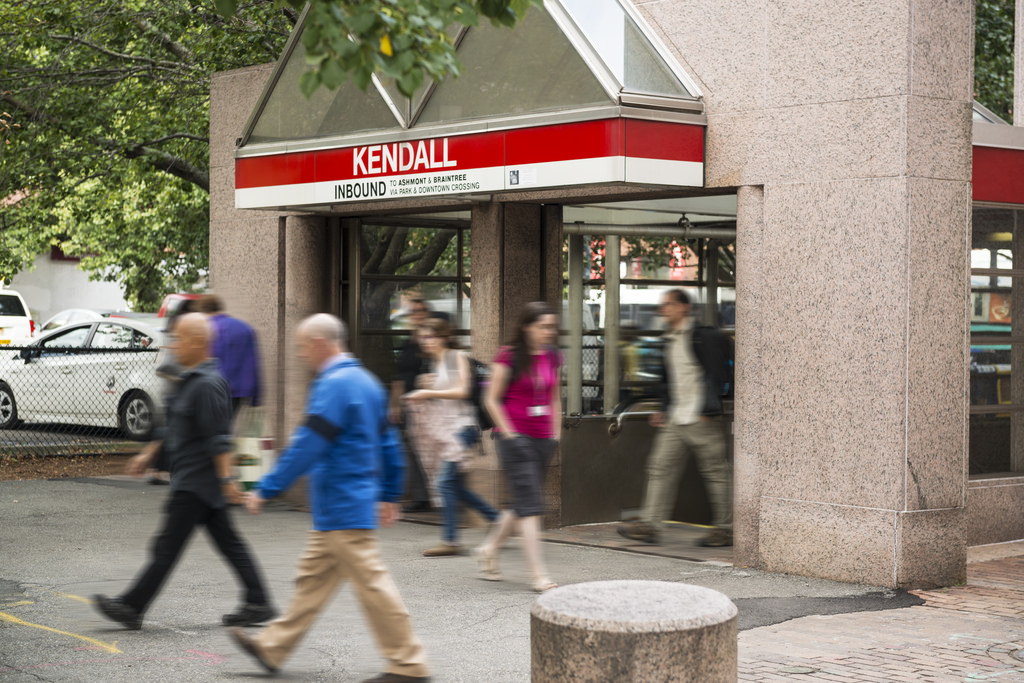 The Kendall/MIT subway station is the closest stop to campus.