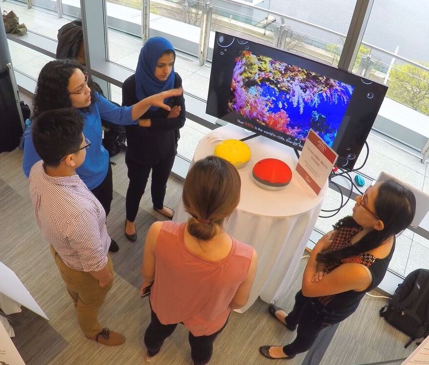 A demonstration at the 2016 Open House