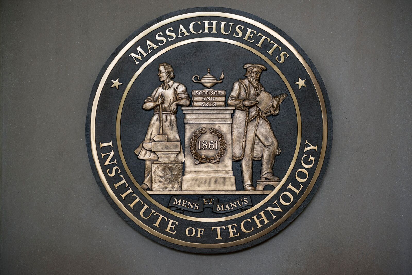 MIT’s motto is “mens et manus,” or “mind and hand,” signifying the fusion of academic knowledge with practical purpose.