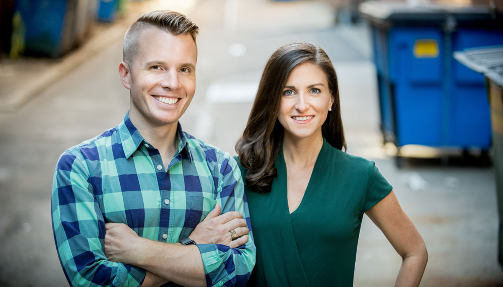 Spoiler Alert cofounders Ricky Ashenfelter left, and Emily Malina