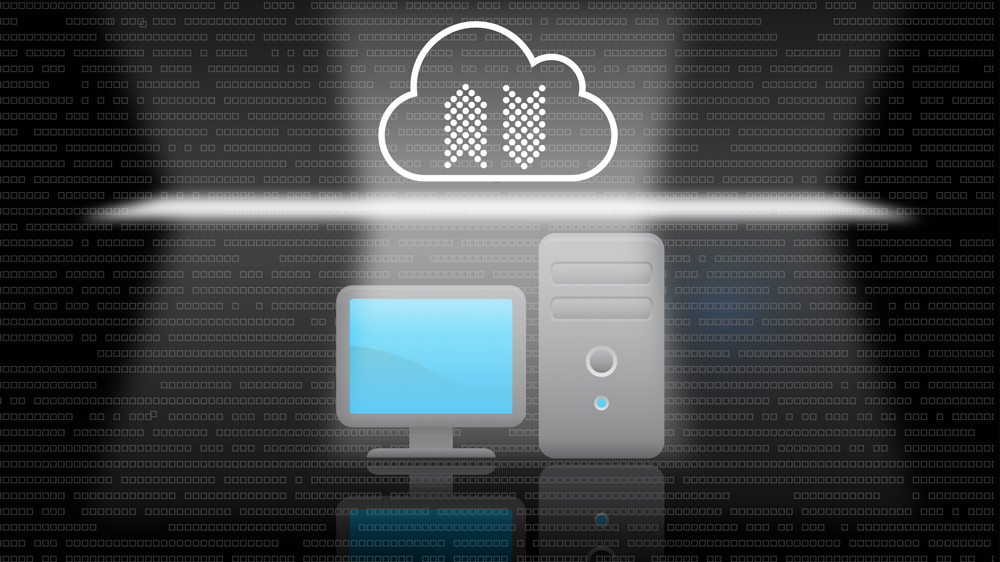 light securing a data pathway between a computer and a cloud-based computing platform