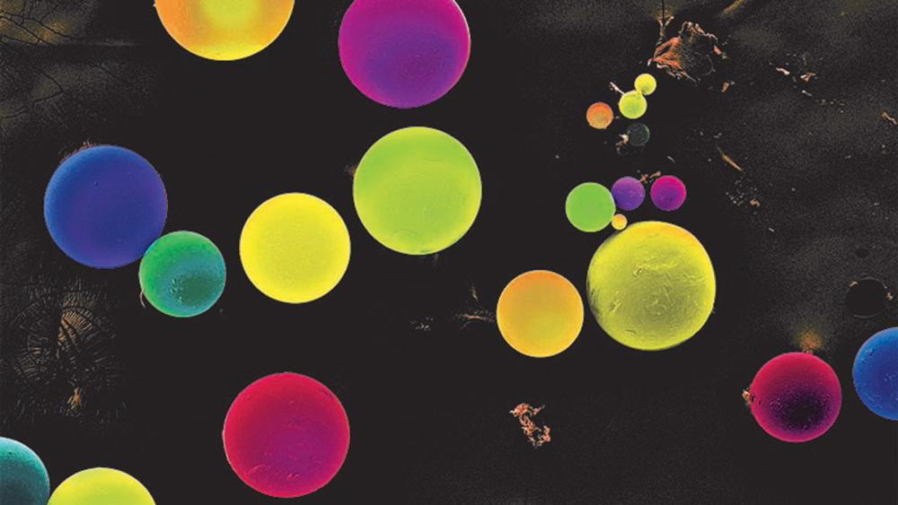 microparticles used to protect vitamins and minerals