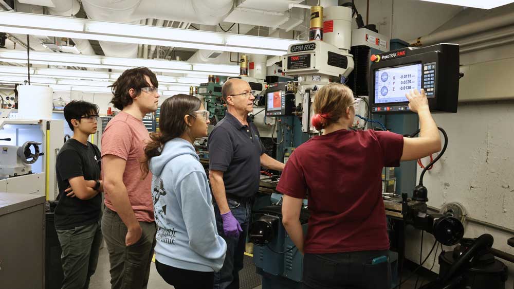 Group of people in the lab