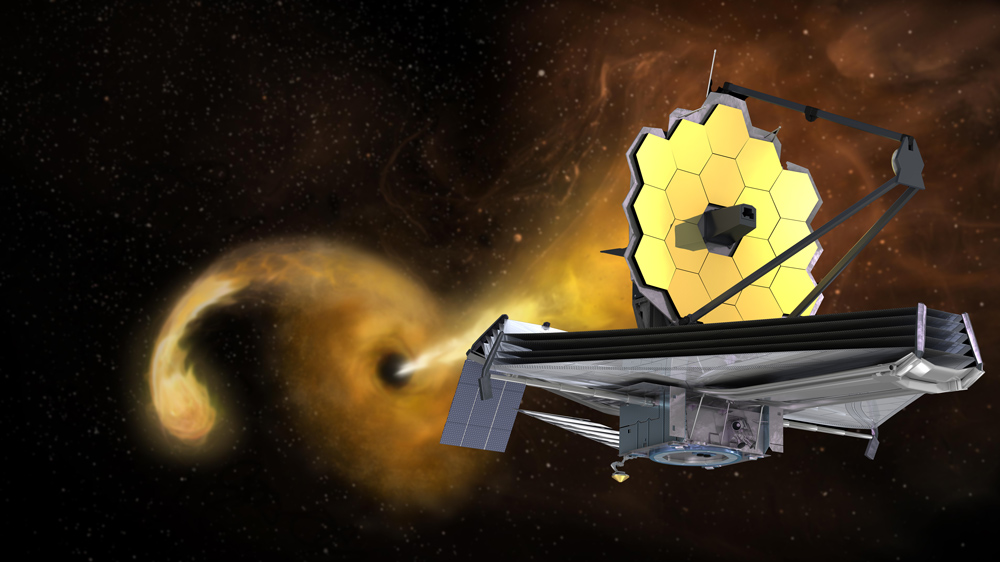 The James Webb Space Telescope peers through a galaxy
