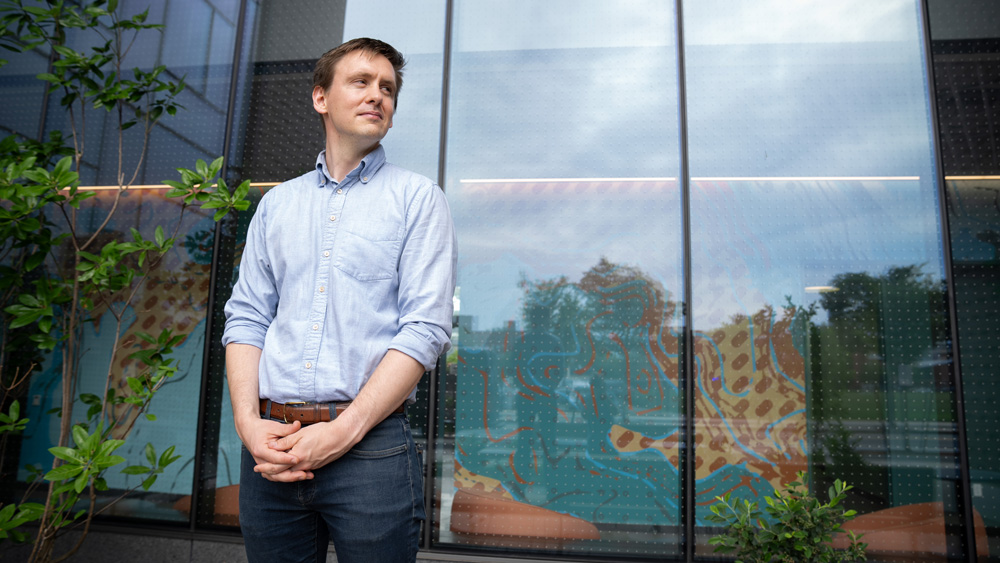 Nick Allen outside