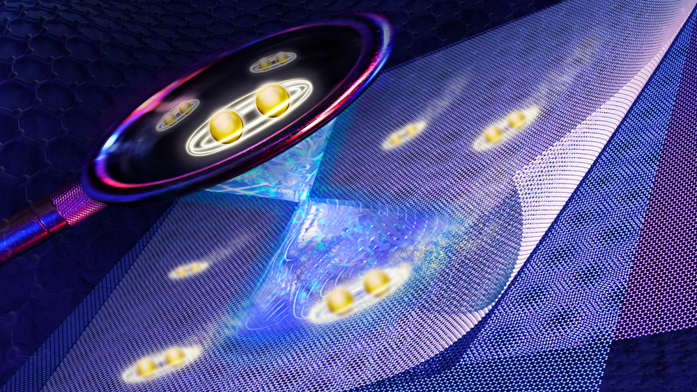 pairs of electrons in magic-angle twisted trilayer graphene