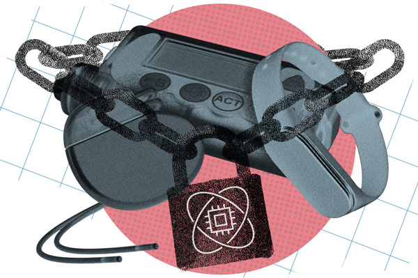 chain and lock protecting medical devices