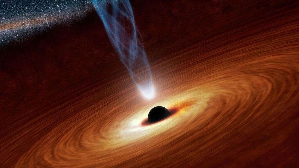 A quasar accretion disk around a black hole