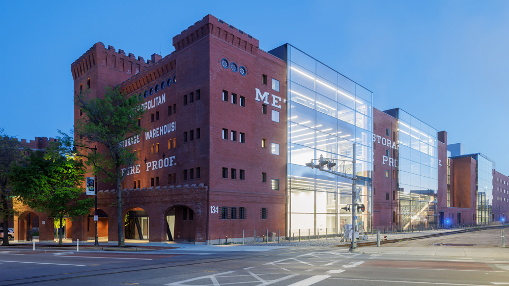 The renovated Met Warehouse building at MIT
