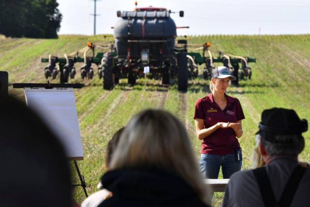 MIT Environmental Solutions Journalism fellow Nora Hertel attended an agricultural conference and fair in Minnesota to learn how farmers and foresters are exploring carbon credit markets and climate-smart practices. Hertel is the government and investigations reporter for the St. Cloud Times in central Minnesota.