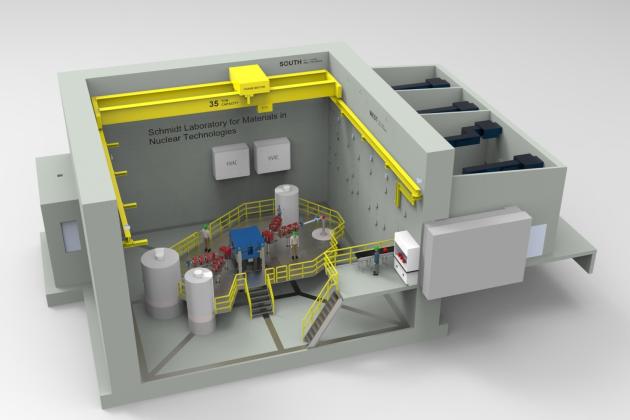 The Schmidt Laboratory for Materials in Nuclear Technologies (LMNT), made possible by a group of donors led by Eric and Wendy Schmidt, will be housed at MIT’s Plasma Science and Fusion Center and use a compact cyclotron to accelerate the testing of materials for use in tomorrow’s commercial fusion power plants.