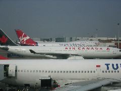 View from the Air Canada Maple Leaf Lounge