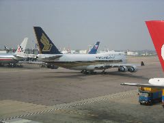 View from the Air Canada Maple Leaf Lounge
