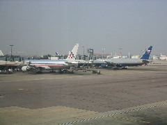 View from the Air Canada Maple Leaf Lounge