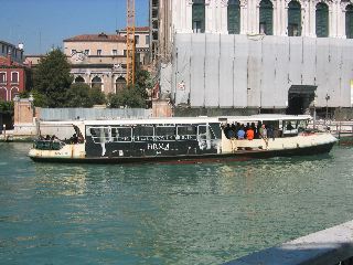 Public boats run by ACTV