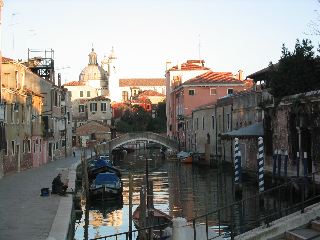 Our hotel was located on this canal