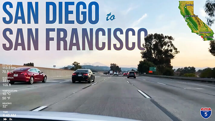 San Diego to San Francisco