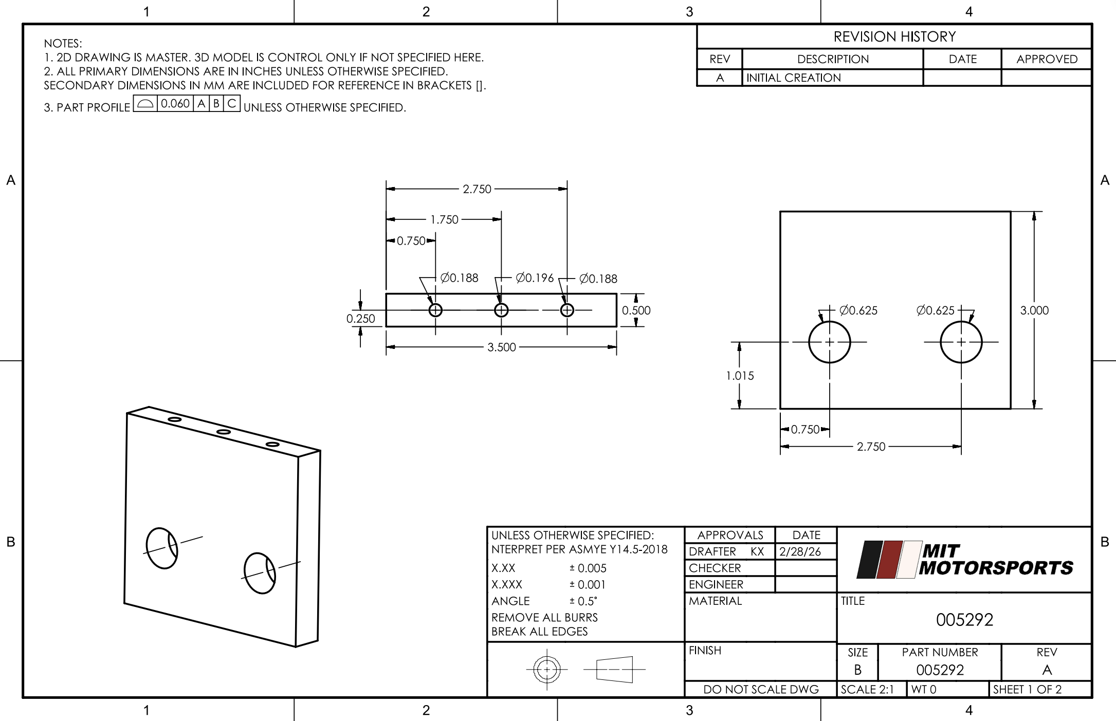Mechanical drawing