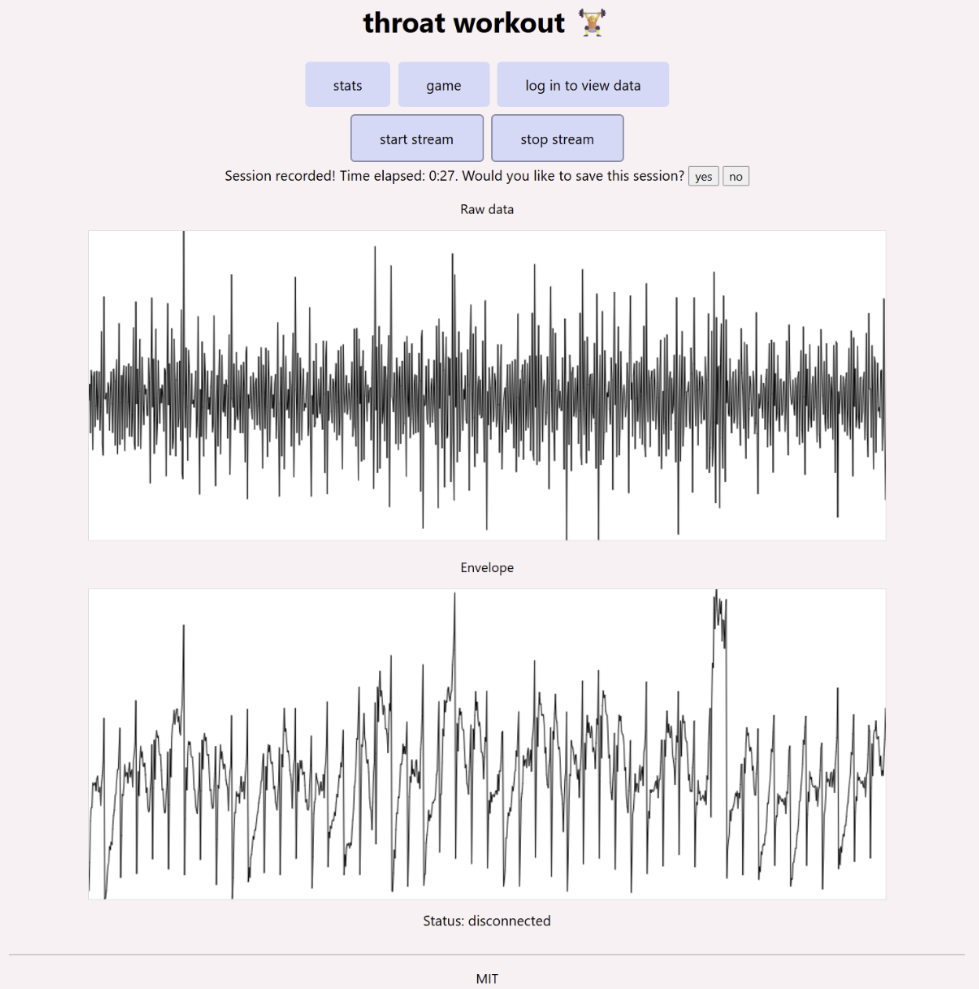 Rehabilitative swallowing website